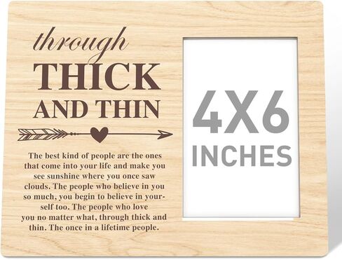 إطار صور خشبي هدية الصداقة من RJYMK، أنا محظوظ جدًا لوجودك في حياتي، هدايا إطار صورة التخرج لعيد الميلاد وعيد الميلاد لأخت الروح والأصدقاء Bestie BBF أفضل أخت على الإطلاق in Kuwait