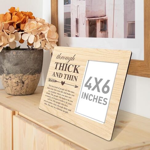 إطار صور خشبي هدية الصداقة من RJYMK، أنا محظوظ جدًا لوجودك في حياتي، هدايا إطار صورة التخرج لعيد الميلاد وعيد الميلاد لأخت الروح والأصدقاء Bestie BBF أفضل أخت على الإطلاق in Kuwait