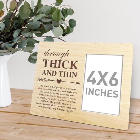 إطار صور خشبي هدية الصداقة من RJYMK، أنا محظوظ جدًا لوجودك في حياتي، هدايا إطار صورة التخرج لعيد الميلاد وعيد الميلاد لأخت الروح والأصدقاء Bestie BBF أفضل أخت على الإطلاق in Kuwait