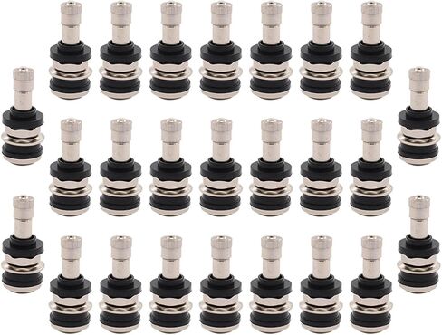 ApplianPar 25Pcs TR416 1 1/2inch Metal Outer Mount Valve Stem for .453 Inch & .625 Inch Rim Hole in Saudi Arabia