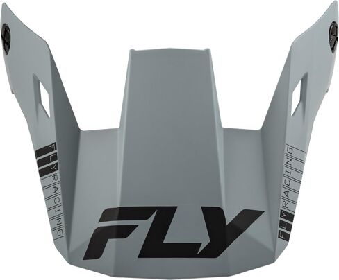 Fly Racing Visor for Fly Rayce 2024 Youth Helmet - Matte Gray - YS - YL in Saudi Arabia