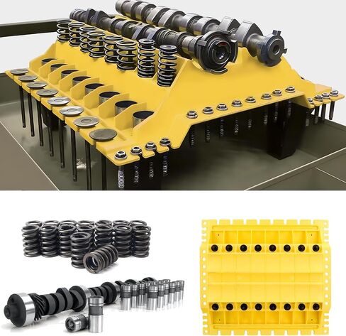 Engine Cylinder Head Organizer Valves Tool,Engine Organizer Parts Tray,Valvetrain Organizer Trays,Engine Cylinder Head Tray Organiser,Store Car Cylinder Head Parts (Valves, Springs, Camshafts) in Saudi Arabia