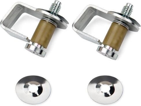 MITZONE Door Striker Bolts compatible with 1980-1997 Ford F-150 F-250 F-350 E-150 E-250 E-350 Bronco Fairmont Thunderbird Lincoln Town Car Mercury Replace E9AZ-5422008-A 2PCS in Saudi Arabia