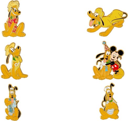 Loungefly Disney Pluto 95th Anniversary Mystery Box Pin (ONE RANDOM PIN) in Saudi Arabia