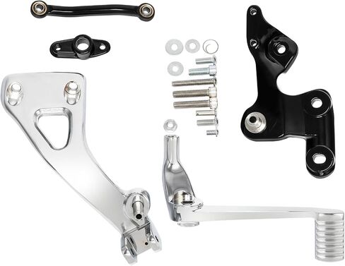 TCMT Gloss Black Mid Controls Side Side Fit لـ Harley Sport Glide Fat Bob 2018-2024 FXDR 114 FXDRS 2019-2020 استبداله لـ 50502040 in Saudi Arabia