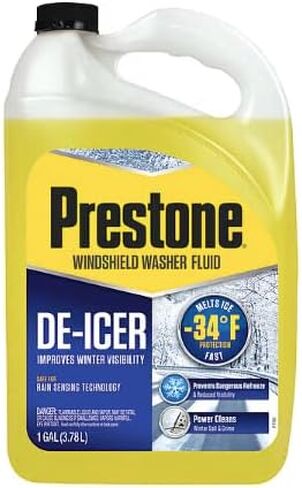 6 Pack Prestone Windshield Washer Fluid With De-Icer Good To -34* Fahrenheit 1 Gallon Jugs in Saudi Arabia