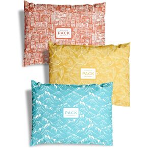 Prepaid & Prelabeled Shipping Bags for Clothes, Laundry, & Overflow - Waterproof, Tear-Resistant, Tamper-Sealed, Lightweight, Folds Flat Travel Packaging Bags - 3-Pc Bundle, 15" x 19" in Saudi Arabia