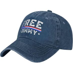 Free Jimmy Hat Jimmy Free Speech Trucker Cowboy Cap51 Navy Blue in Kuwait