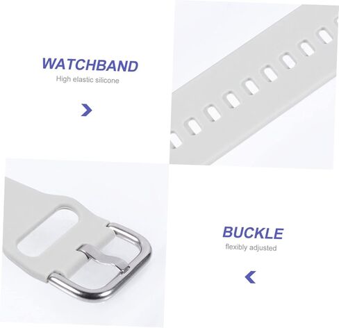 NUOBESTY Fitness Watchband for Fit Comfortable Replacement Belt Stylish Design for Sports Work Travel present for in Saudi Arabia