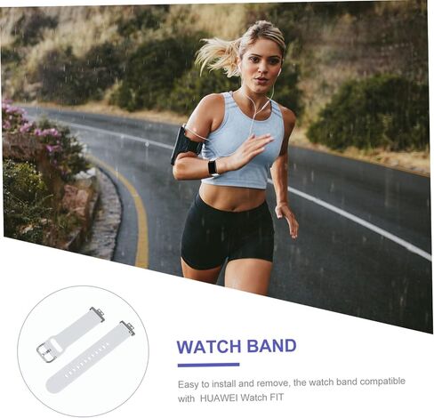 NUOBESTY Fitness Watchband for Fit Comfortable Replacement Belt Stylish Design for Sports Work Travel present for in Saudi Arabia
