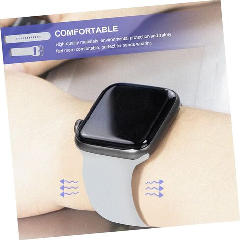 NUOBESTY Fitness Watchband for Fit Comfortable Replacement Belt Stylish Design for Sports Work Travel present for in Saudi Arabia