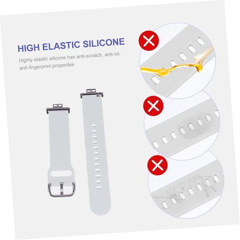 NUOBESTY Fitness Watchband for Fit Comfortable Replacement Belt Stylish Design for Sports Work Travel present for in Saudi Arabia