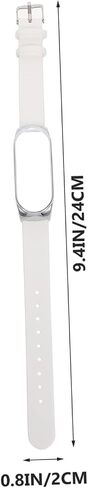 NUOBESTY Leather Wristband Replacement Strap for Soft Faux Leather Watchband for Sports Casual Wear Stylish and Comfortable Fit for Occasions in Saudi Arabia