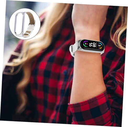 NUOBESTY Leather Wristband Replacement Strap for Soft Faux Leather Watchband for Sports Casual Wear Stylish and Comfortable Fit for Occasions in Saudi Arabia