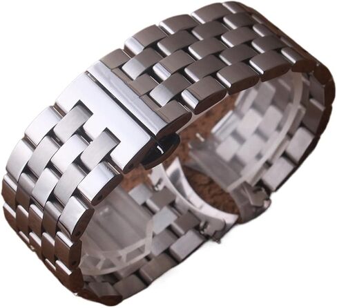 Watchbands Compatible With Wrist Watch Accessories Strap Bracelet Stainless Steel 16 18 19 20 21 22mm in Saudi Arabia