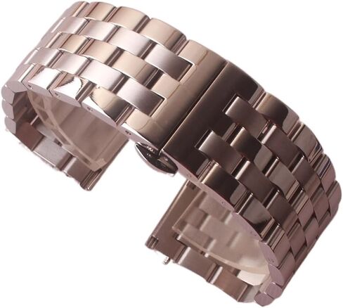 Watchbands Compatible With Wrist Watch Accessories Strap Bracelet Stainless Steel 16 18 19 20 21 22mm in Saudi Arabia
