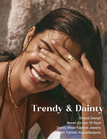 FIBO STEEL 9 Pcs Fidget Anxiety Rings for Women Men Spinner Rings for Anxiety Relieving Stress Open CZ Flower Moon Star Anti Rotatable Rings Adjustable in Kuwait