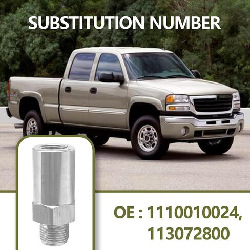 منظم ضغط وقود الديزل شائع قابس التغذية حقن السكك الحديدية لـ GMC 6.6L LB7 Duramax Chevy 2001 2002 2003 2004 OEM # 1110010024 113072800 in Saudi Arabia
