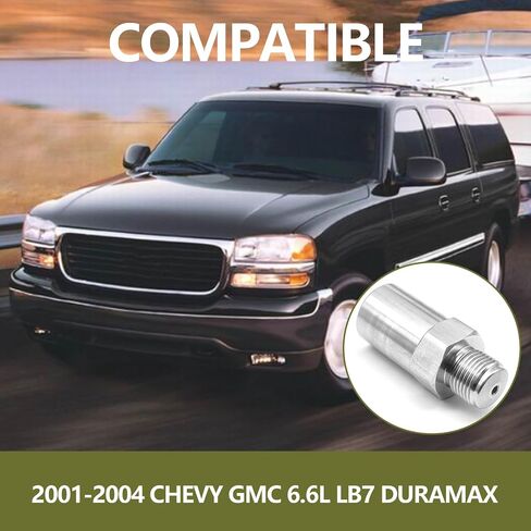 منظم ضغط وقود الديزل شائع قابس التغذية حقن السكك الحديدية لـ GMC 6.6L LB7 Duramax Chevy 2001 2002 2003 2004 OEM # 1110010024 113072800 in Saudi Arabia