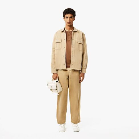 Lacoste Men's Long Sleeved Cotton Jersey T-Shirt in Kuwait