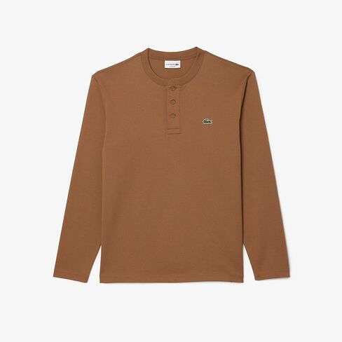 Lacoste Men's Long Sleeved Cotton Jersey T-Shirt in Kuwait