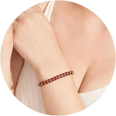 Amber Bracelet for Women Men Natural Blood Red Ambers 18k Gold Plated Jewelry Handmade Stretch Band Bracelets Fashion Design Unisex in Saudi Arabia