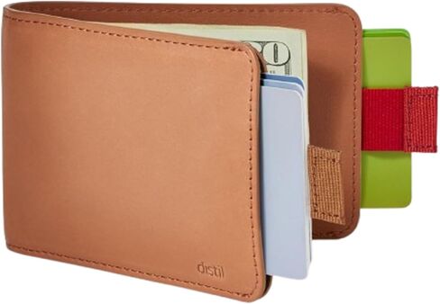 Distil Union Wally Bifold 5.0 Premium RFID Wallet مع مقطع أموال التيتانيوم - محفظة نحيفة Bifold للرجال ، جلود الحبوب الكاملة ، حامل بطاقة RFID الحد الأدنى - يحمل 14 بطاقة و 30 فاتورة - أسود - أسود in Kuwait