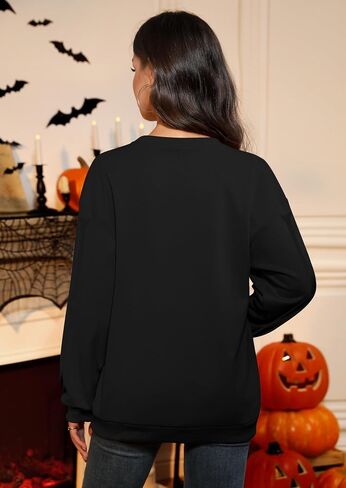 لـ G و PL للنساء في عيد الهالوين الأمومة الطويل الأكمام الطاقم من النوع الثقيل من نوع Switshirt Pumkin Skeled Sweater S-XXL in Saudi Arabia