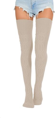 YELAIVP Women's Leg Warmers Kawaii Leg Warmers for Girls Y2k Harajuku Baggy Ripped Leg Warm Socks Goth Lolita Accessories in Kuwait