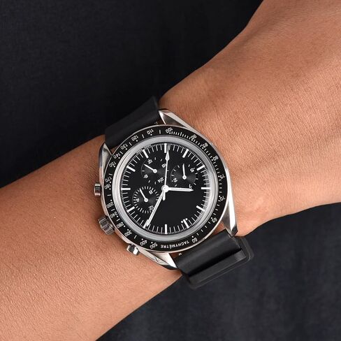 FKM Rubber Watch Band Quick Release Fluororubber Thin Waterproof Soft Durable Sport Universal Smartwatch Watchband FKM Rubber Replacement Band Strap 18mm 20mm 22mm for Men Women in Kuwait