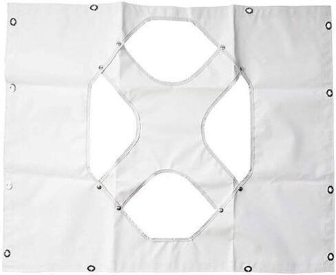 Technical Precision Replacement for Peterbilt 379 119 BBC Year 1990 BELMOR White X Patch Winter Front in Saudi Arabia