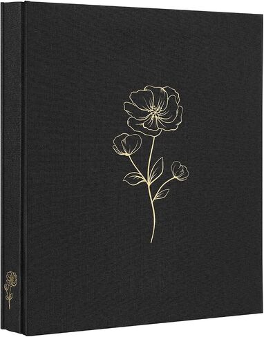 Photo Album 8x10 100 Photos, 100 Pockets Picture Album, Linen Fabric Cover Picture Book for Photos, 8x10 Photo Album Book for Wedding Travel Family Memories(Pink) in Saudi Arabia
