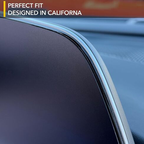 واقي شاشة 17 بوصة لسيارة Tesla Model X وModel S2021 2022 2023 2024، غير لامع مضاد للوهج ومضاد لبصمات الأصابع، غطاء حماية واقٍ من الزجاج المقوى فائق القوة 9H لعرض المعلومات والترفيه في السيارة، أمامي فقط in Kuwait