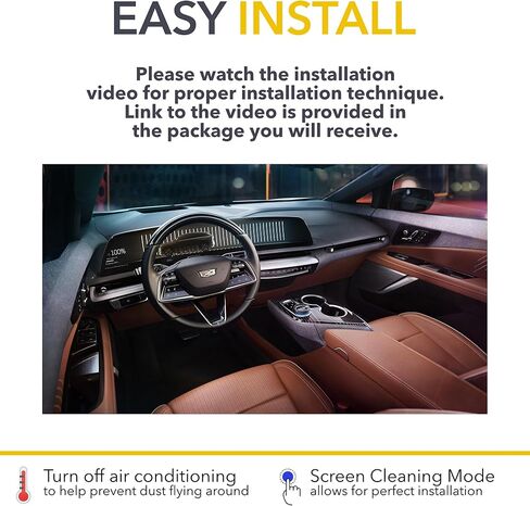 واقي شاشة 17 بوصة لسيارة Tesla Model X وModel S2021 2022 2023 2024، غير لامع مضاد للوهج ومضاد لبصمات الأصابع، غطاء حماية واقٍ من الزجاج المقوى فائق القوة 9H لعرض المعلومات والترفيه في السيارة، أمامي فقط in Kuwait