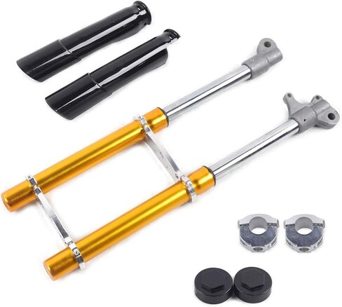 صدمة شوكة الأمامية ، 49cc 2 السكتة الدماغية الصغيرة الصغيرة امتصاص الشوكة الأمامية شوكة صدمة لدراجة نارية على الطرق الوعرة ثلاثية الأوساخ الحفر دراجة درب درب in Kuwait