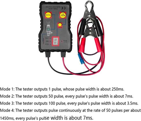 Machswon Strong Fuel Fuel System 12V Tool Tool Injector Tester + Adapter Test Stuck & Adapter DIY Cleaning Tool Tool Ster in Saudi Arabia