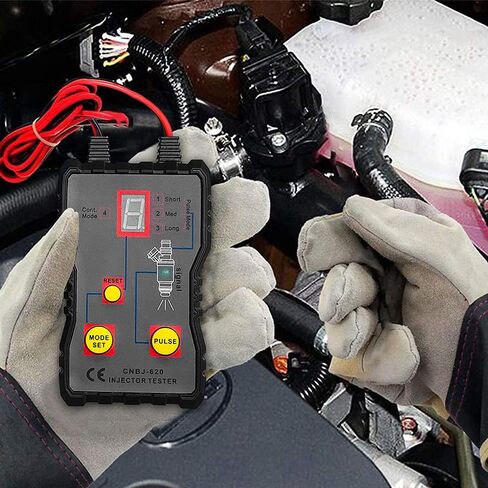 Machswon Strong Fuel Fuel System 12V Tool Tool Injector Tester + Adapter Test Stuck & Adapter DIY Cleaning Tool Tool Ster in Saudi Arabia