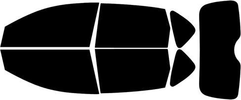 Trueline Automotive Window Tint Film for Cars Compatible with Honda CRV 2012-2016 - Customizable All Side and Back Windows - Car Window Tint - Pre Cut Window Tint for Car Windows in Saudi Arabia