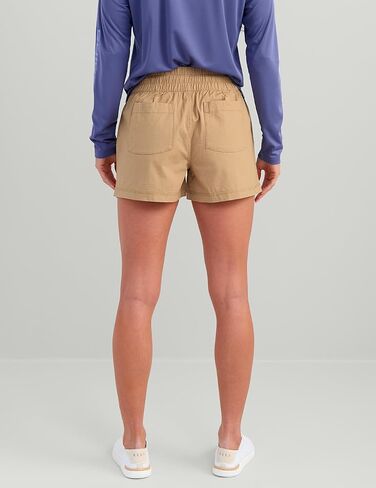 شورت Huk Cruiser Shorts ، Ripstop Cotton Stretch ، حزام مرن مع Drawcord ، ذبابة أمامية سحاب ، 3 "inseam in Saudi Arabia