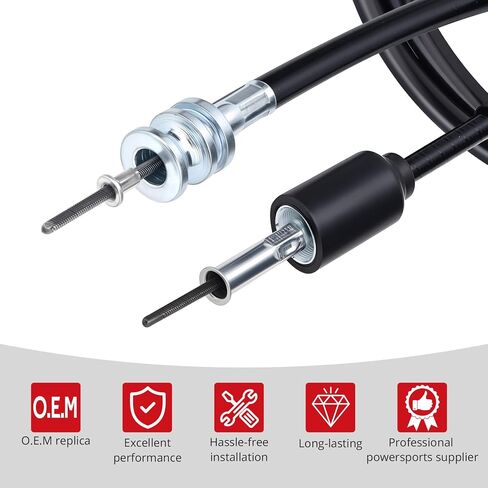 JAVIK Speedometer Cable for Yamaha Grizzly 600 4x4 YFM600FW 1998-2001 Big Bear 400 YFM400 2x4 4x4 2000-2012 O.E.M# 4WV-83550-00-00 in Saudi Arabia