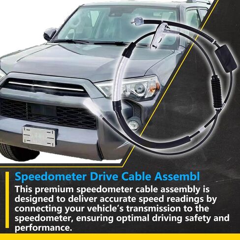 Speedometer Cable Assembly – Compatible with Toyota 4Runner & Pickup 2.4L / 3.0L (1989-1992, 1994-1995) – Speedometer Drive Cable Replaces 83710-35490, 8371035490 in Saudi Arabia