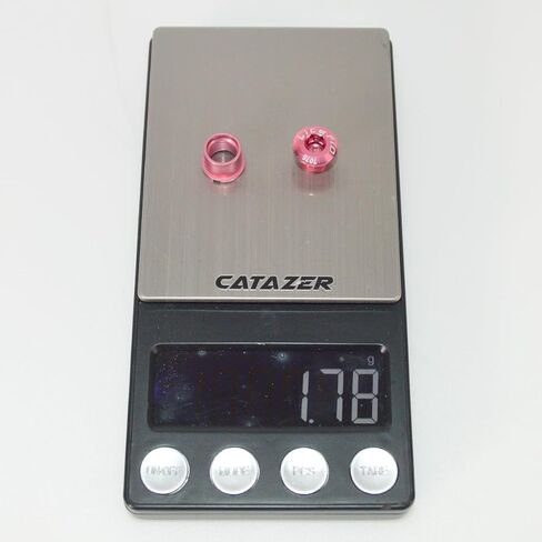 Catazer 5 قطعة 7075 سبائك الألومنيوم واحدة سلسلة البراغي مزدوجة سلسلة البراغي للطريق دراجة نارية كرانسيت in Saudi Arabia