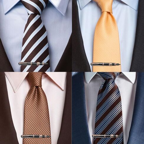 HAWSON 2/2.2 Inch Various Tie Clips for Men Unique, Personalized Novelty Mens Tie Bar, Funny Theme Gifts in Kuwait
