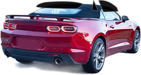 Autotek precut Windows Tint Film جميع الجوانب سيارات Sun Flocking Protection Privacy Anti Shatter Glass 2 Ply Film أي مجموعة الظل الصبغة لـ Chevrolet Camaro Convertible 2016-2024 in Kuwait