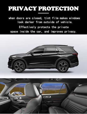 AUTOTEK Precut Window Tint Film Front Two Door Windows Tint Film Cars Sun Blocking Protection Privacy Anti Shatter Glass 2 Ply Computer Cut Any Tint Shade for Nissan Rogue 2008-2013 in Saudi Arabia