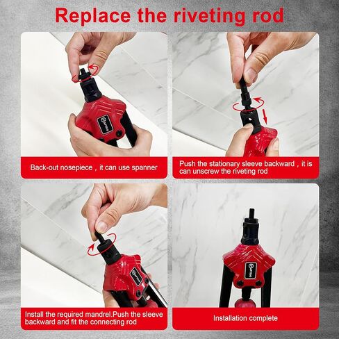 Rivet Nut Tool Kit,14-Inch Rivnut Tool Kit with 12 Metric and SAE Mandrels, 180Pcs Rivet nut Assortment Kit, Designed for Labour Saving in Saudi Arabia