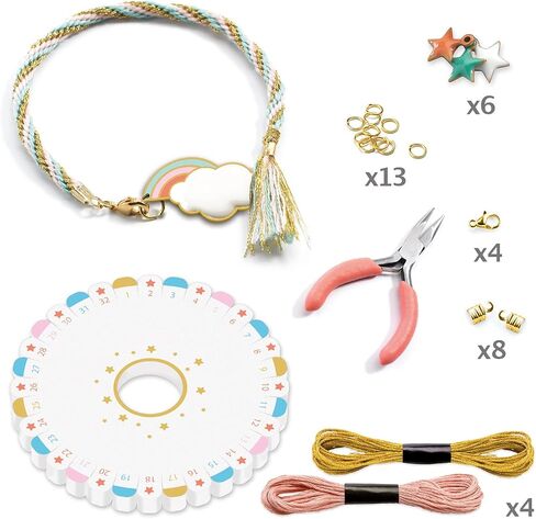 DJECO LGA Bird Beads - Create Your Own Necklace & Bracelets - Fun & Creative Activity for Family & Friends - Educational Arts & Craft Kit for Children 4+ Years Girls & Boys in Saudi Arabia