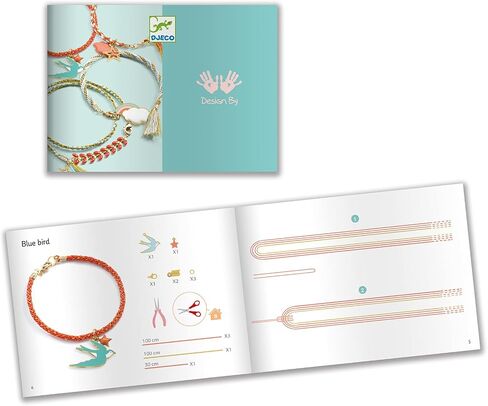 DJECO LGA Bird Beads - Create Your Own Necklace & Bracelets - Fun & Creative Activity for Family & Friends - Educational Arts & Craft Kit for Children 4+ Years Girls & Boys in Saudi Arabia