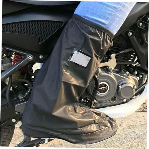 Unisex Rain Boot Covers Anti-Slip Overshoes for Men and Women XL Durable and Thick Protective Shoe Covers for Rain and Mud in Saudi Arabia