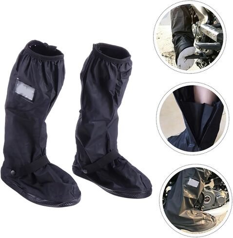 Unisex Rain Boot Covers Anti-Slip Overshoes for Men and Women XL Durable and Thick Protective Shoe Covers for Rain and Mud in Saudi Arabia
